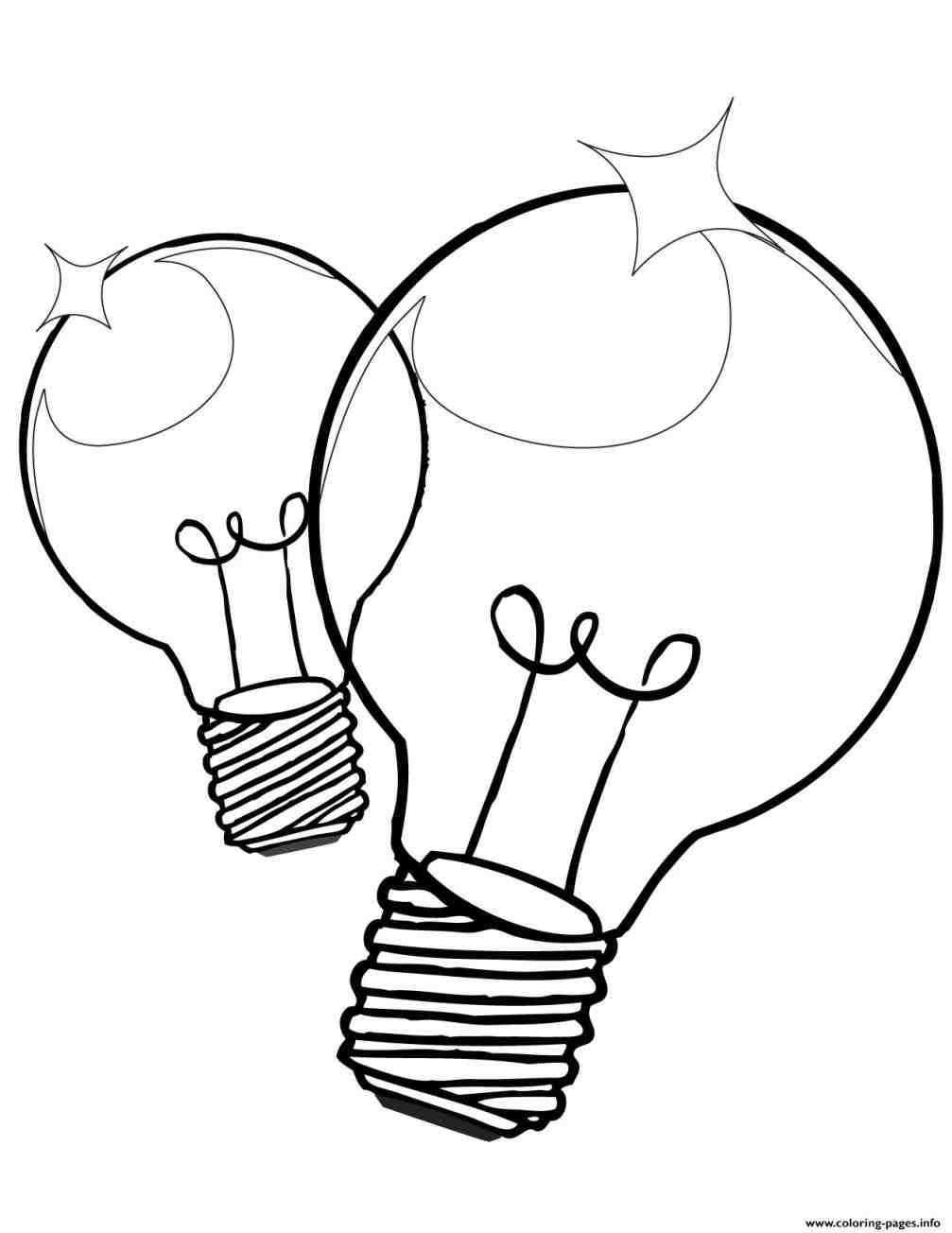Christmas Light Bulb Coloring Page | Free download on ...