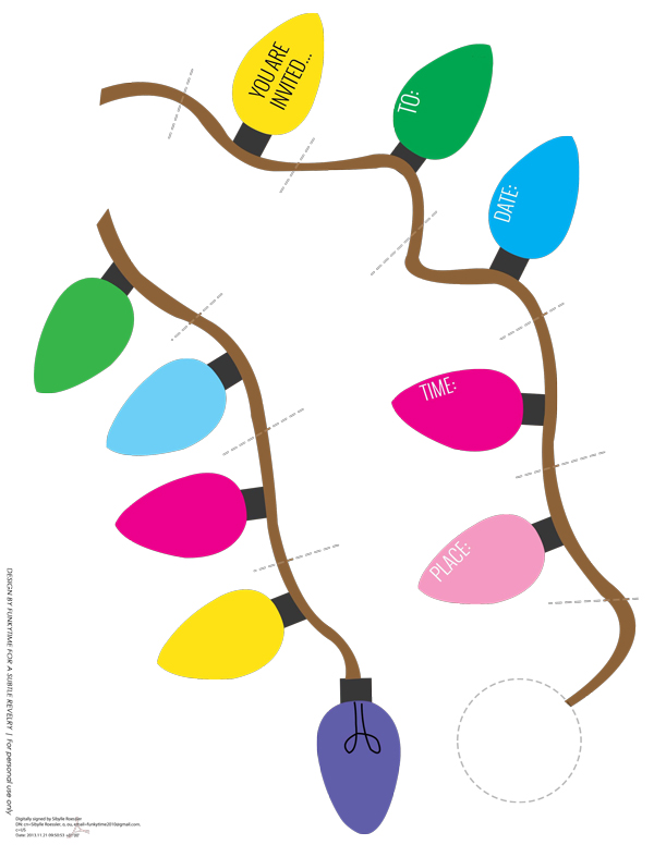 Christmas Light Bulb Pattern Free download on ClipArtMag