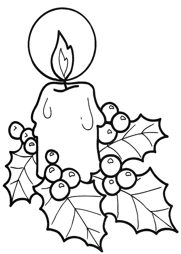 Christmas Light Coloring Page | Free download on ClipArtMag