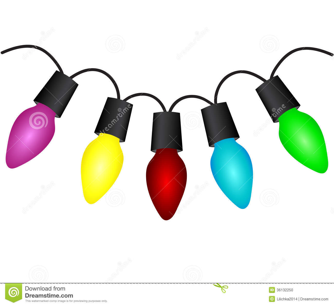 Christmas Lights Clipart Free Free download on ClipArtMag