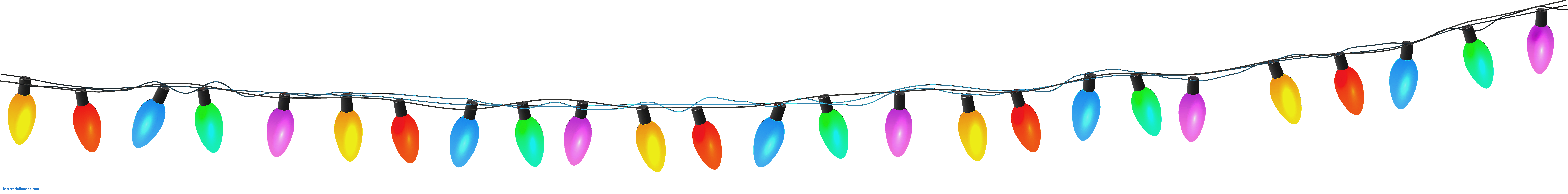 Animated Transparent Background Christmas Lights Transparent - Largest