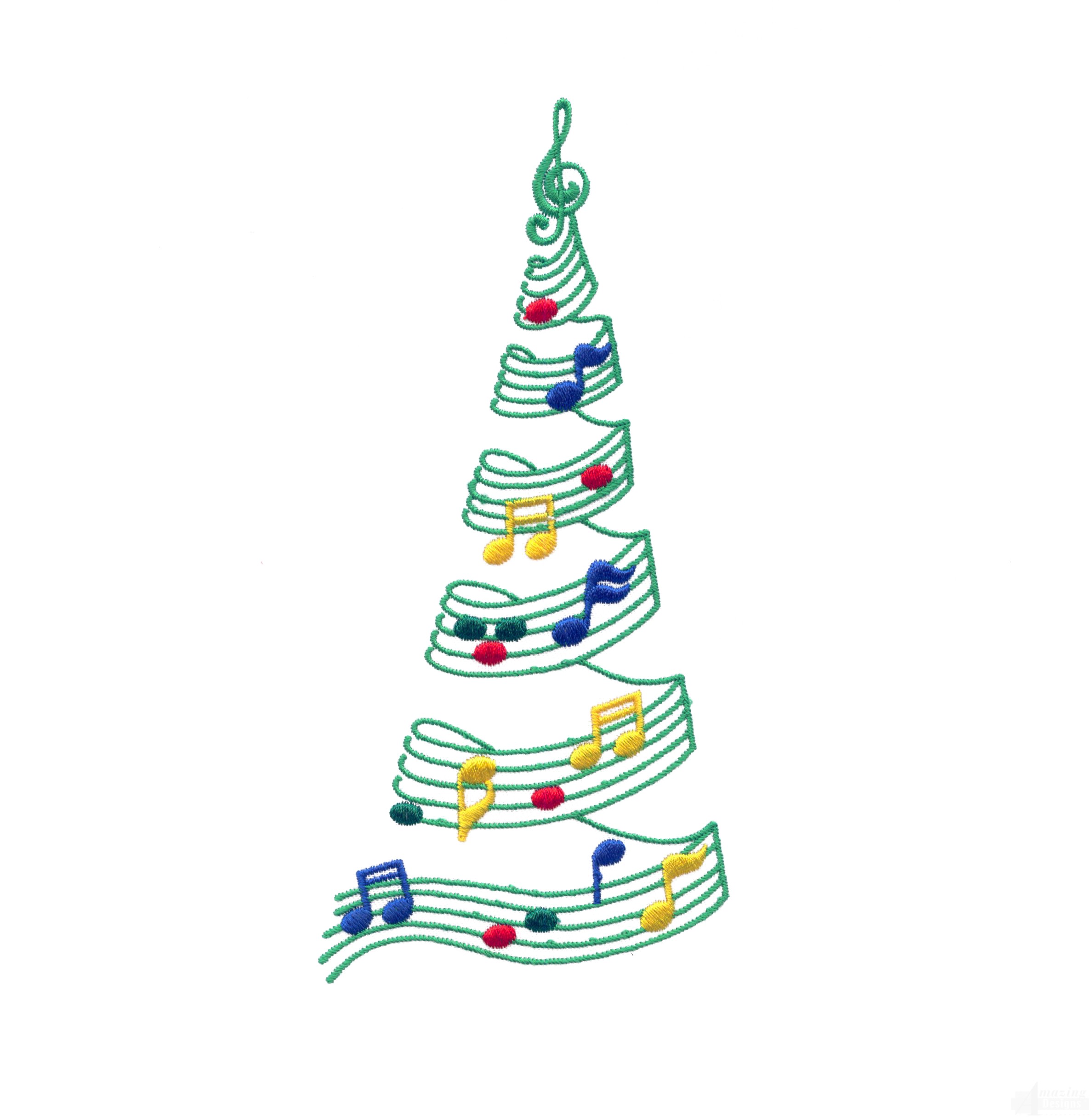 Christmas Music Notes | Free download on ClipArtMag
