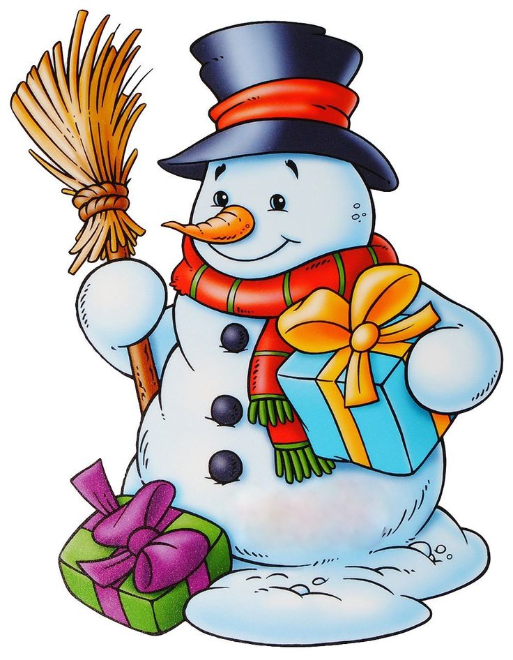Christmas Snowman Clipart Free download on ClipArtMag