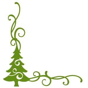 Christmas Tree Border Clipart | Free download on ClipArtMag