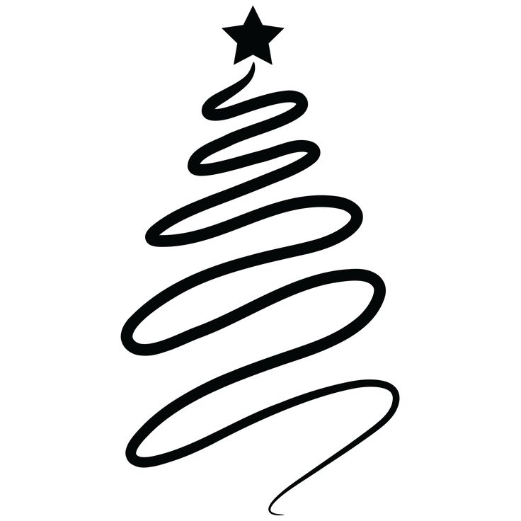 Download Christmas Tree Outline | Free download on ClipArtMag