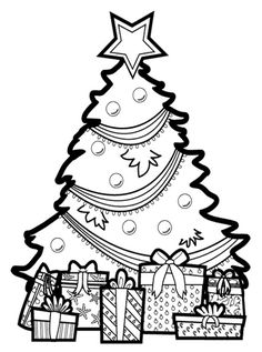 Christmas Tree With Presents Clipart | Free download on ClipArtMag