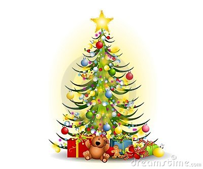 Christmas Tree With Presents Clipart | Free download on ClipArtMag