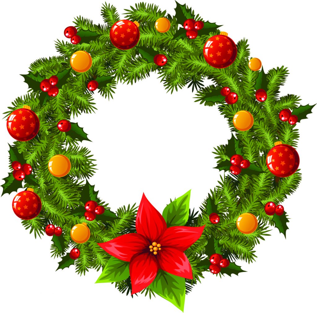 Christmas Wreath Clipart Free download on ClipArtMag