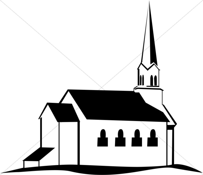 Church Black And White Clipart | Free Download On ClipArtMag