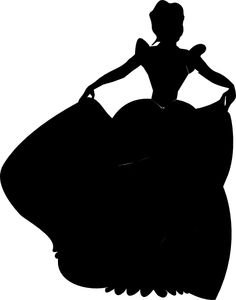 Download Cinderella Clipart Black And White | Free download on ...