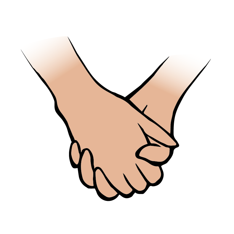 Clasped Hands Clipart | Free download on ClipArtMag