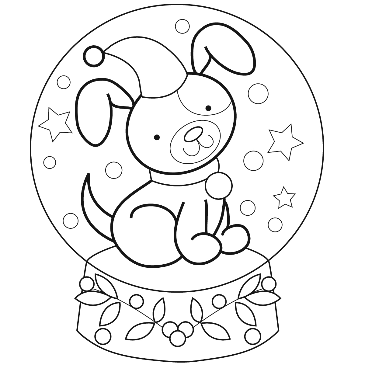 Coloring Pages December | Free download on ClipArtMag