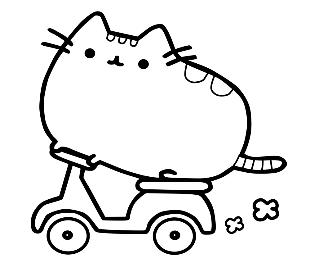 Coloring Pages Pusheen | Free download on ClipArtMag
