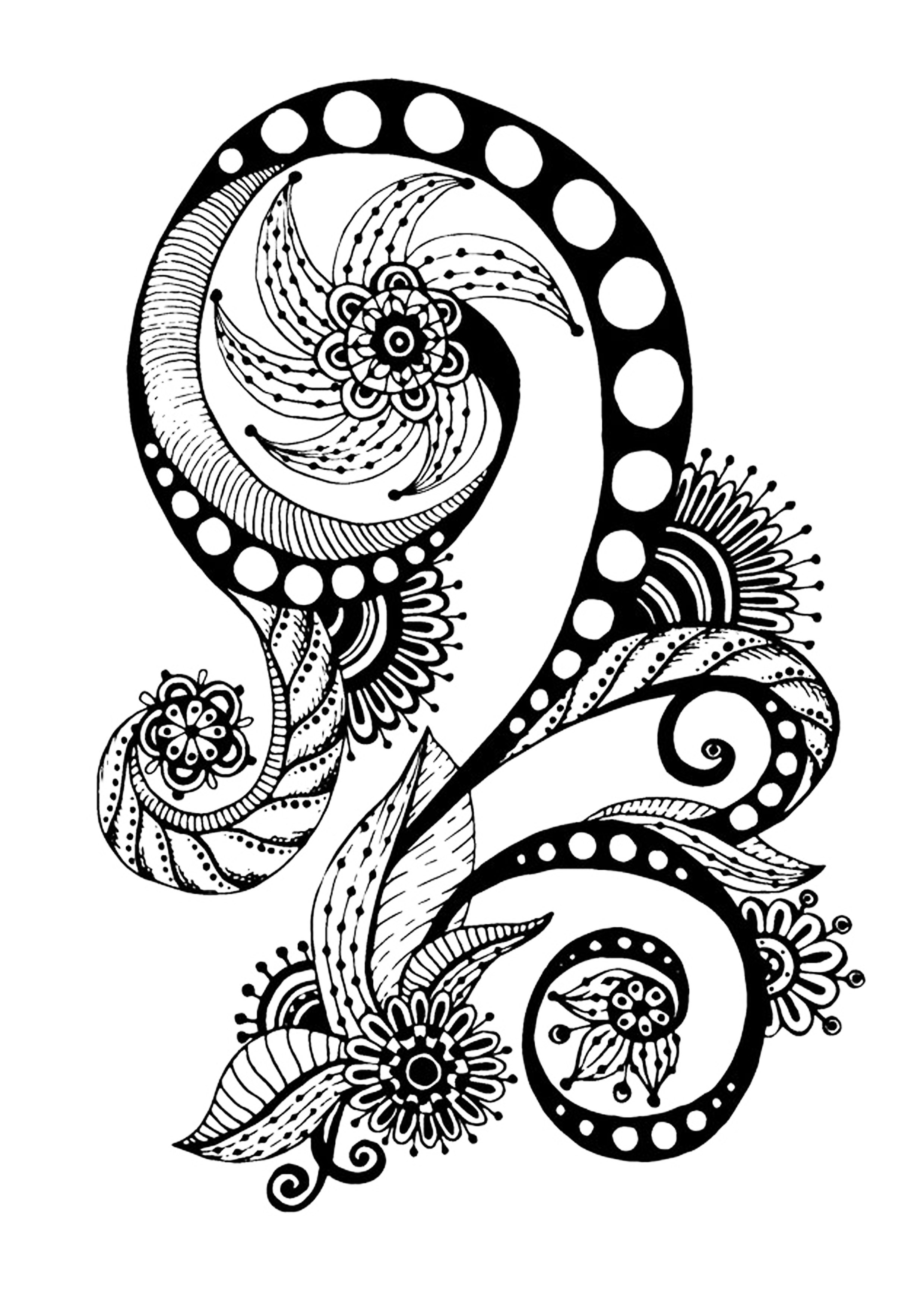 Coloring Pages Zen Free download on ClipArtMag