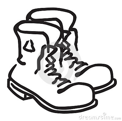 Combat Boots Clipart | Free download on ClipArtMag