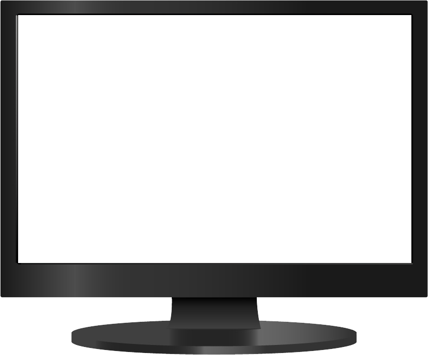 Computer Monitor Clipart Black And White | Free download on ClipArtMag
