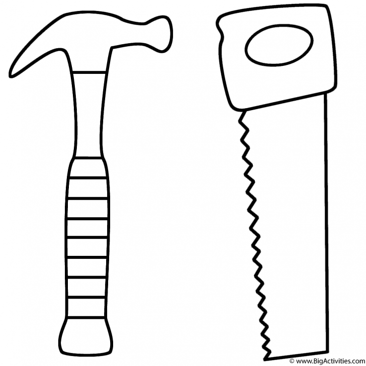 Tools Colouring Pages Free download on ClipArtMag
