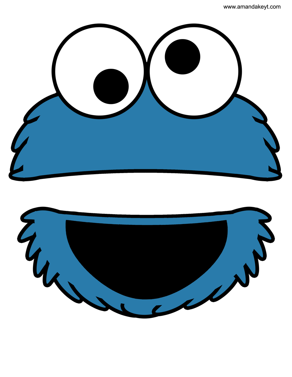 Cookie Monster Printables Free download on ClipArtMag
