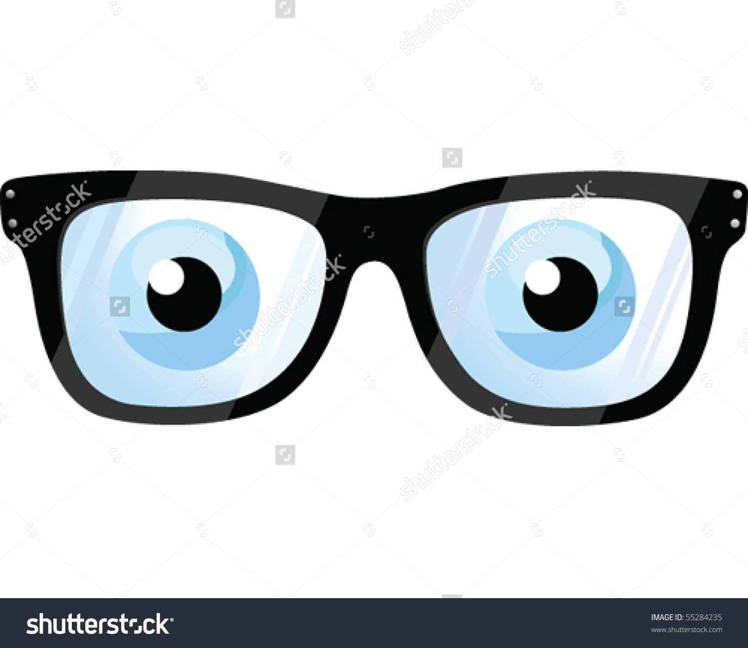 Cool Cartoon Glasses Clipart 