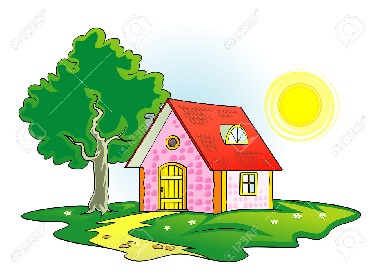 Country House Clipart | Free download on ClipArtMag