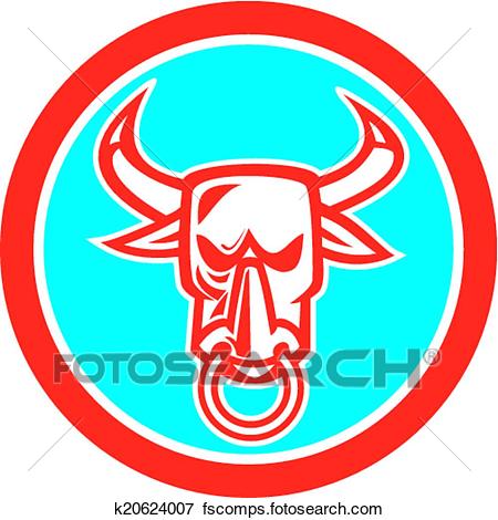 ring circle cartoon k20624007 449x470 clip art of laughing cow