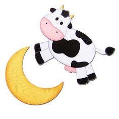 Cow Jumped Over The Moon Clipart 