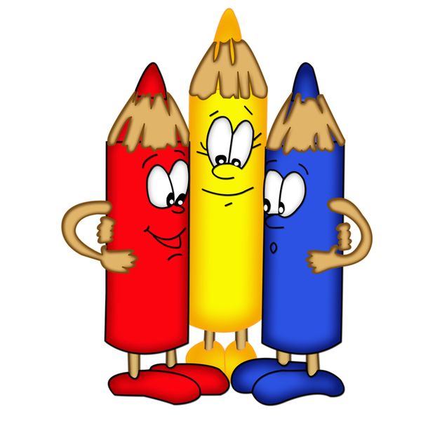 crayons clipart