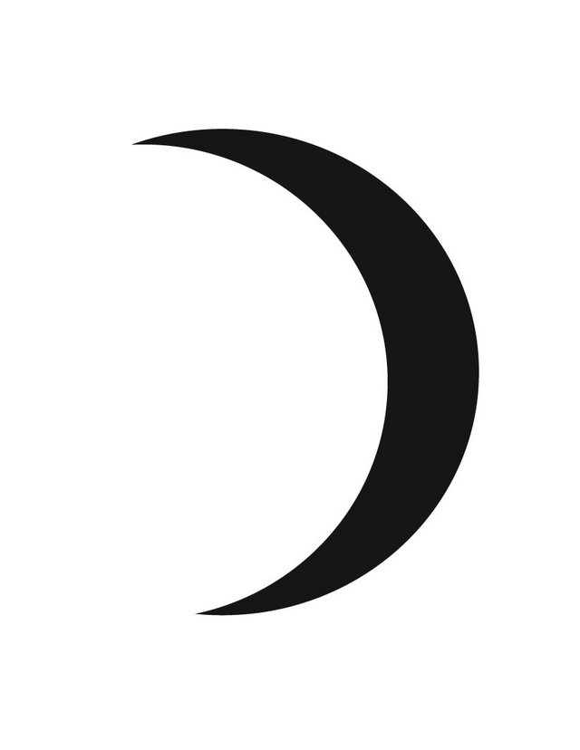 Crescent Moon Clipart Black And White | Free download on ClipArtMag