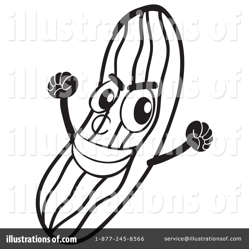 Cucumber Clipart Black And White | Free download on ClipArtMag