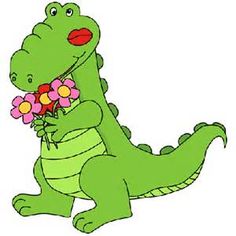 Cute Alligator Clipart 