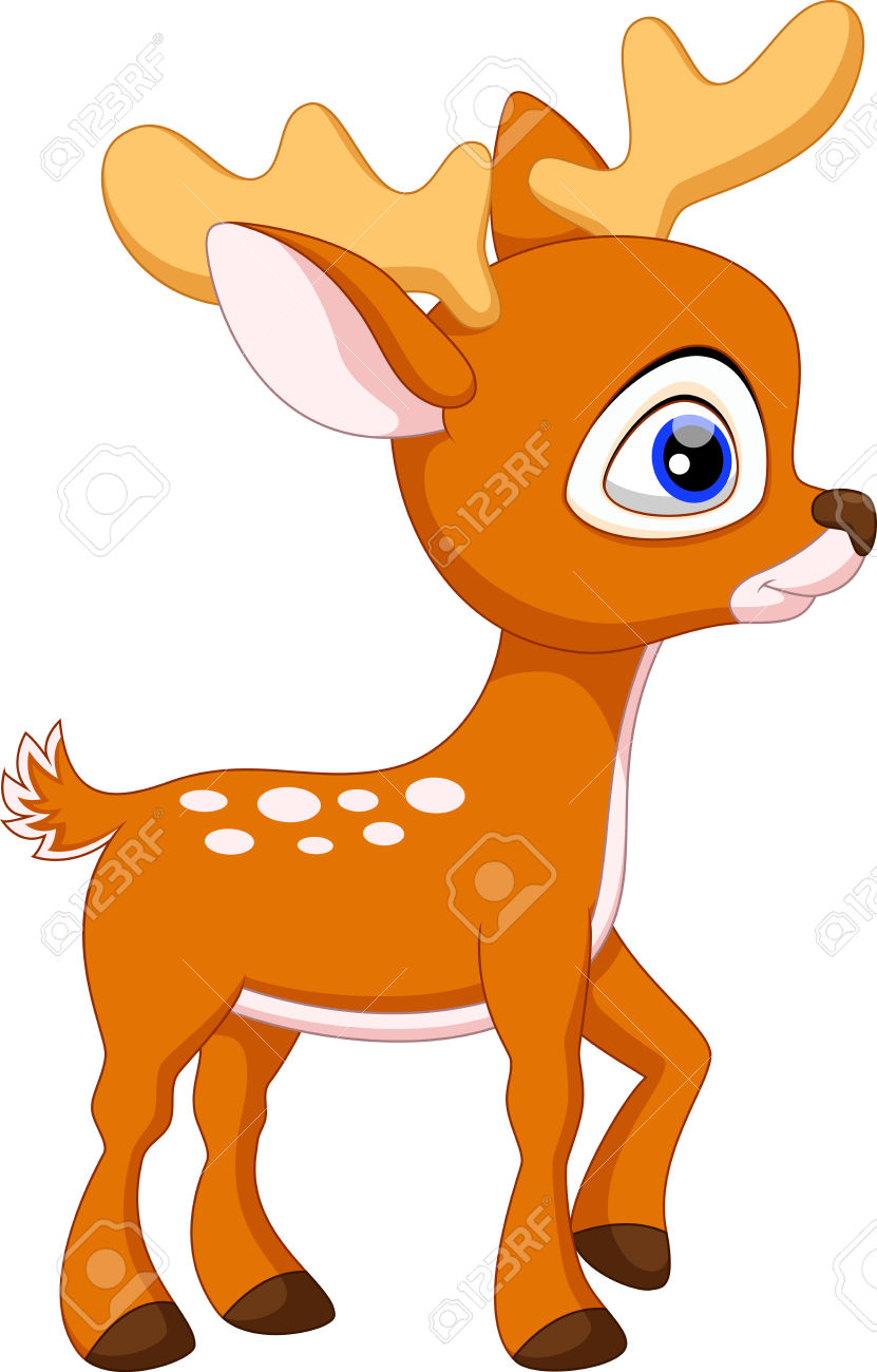 Cute Baby Deer Clipart Free download on ClipArtMag