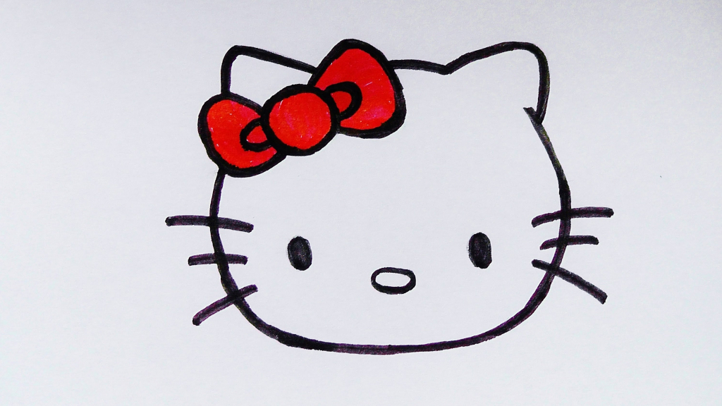 Cute Cat Face Drawing | Free download on ClipArtMag