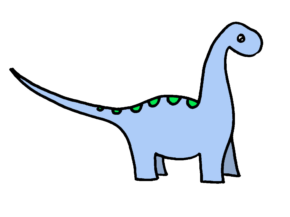 cute dinosaur simple