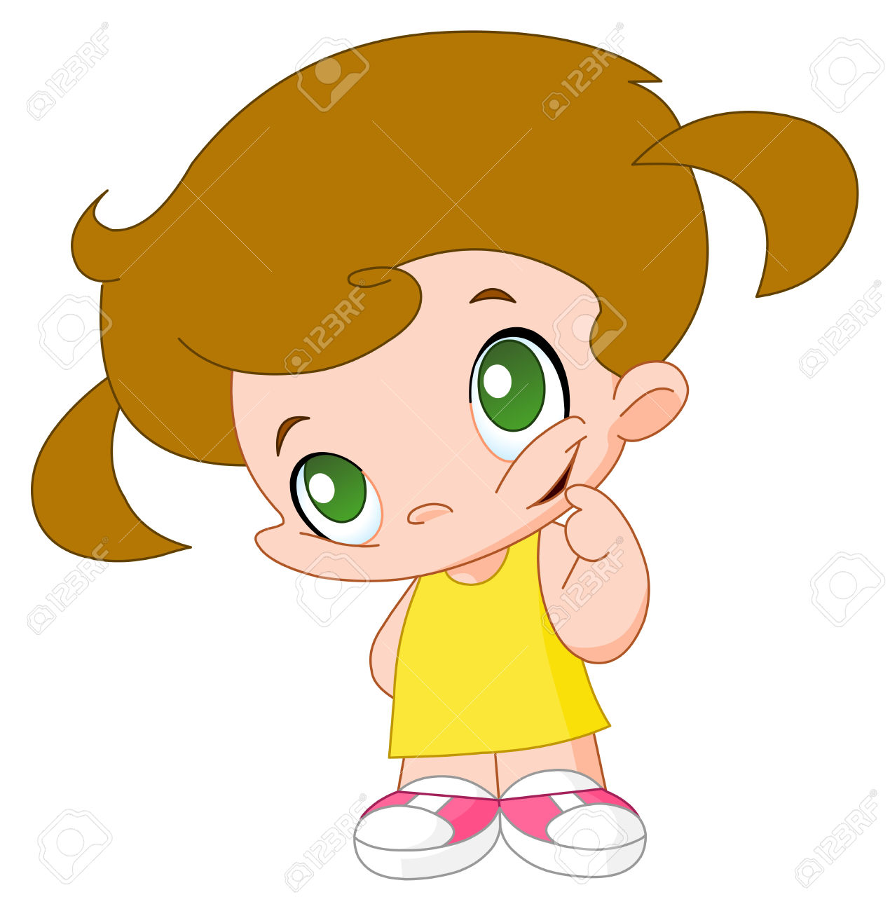 Cute Little Girl Cartoon Images Clipart | Free download on ...