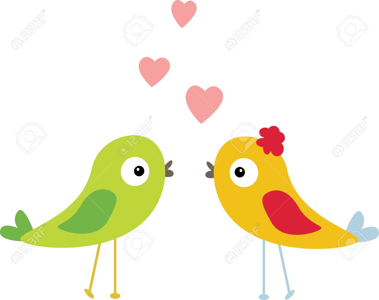 Cute Love Birds Clipart | Free download on ClipArtMag