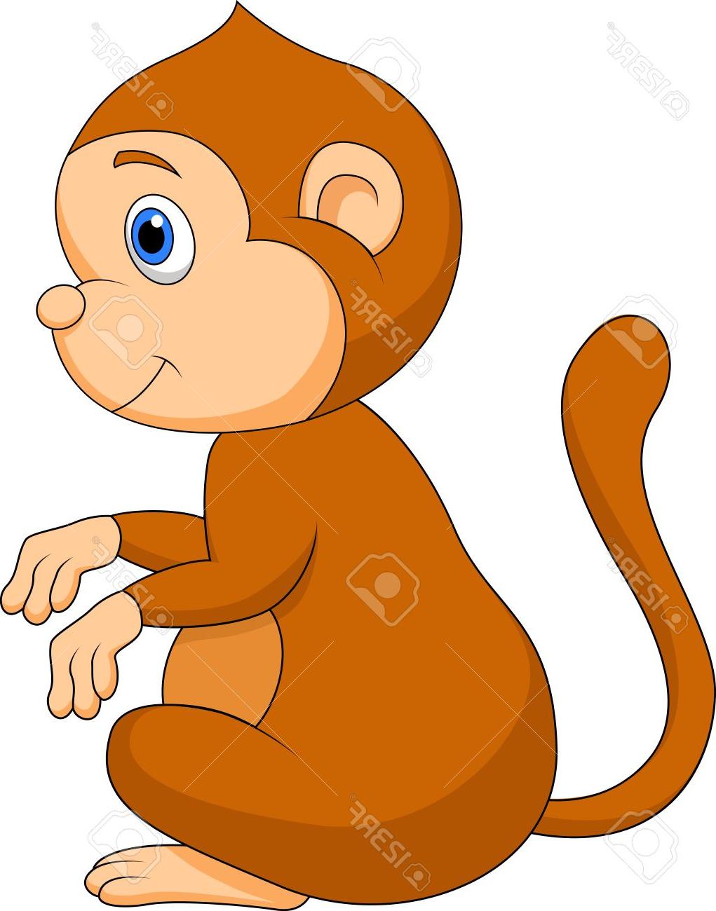 Cute Monkey Drawing | Free download on ClipArtMag