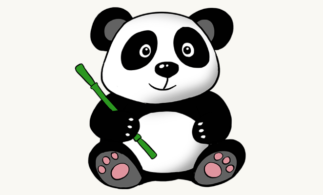 Cute Panda Drawing Free Download On Clipartmag