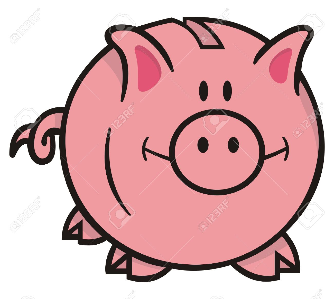 Cute Piggy Bank Clipart | Free download on ClipArtMag