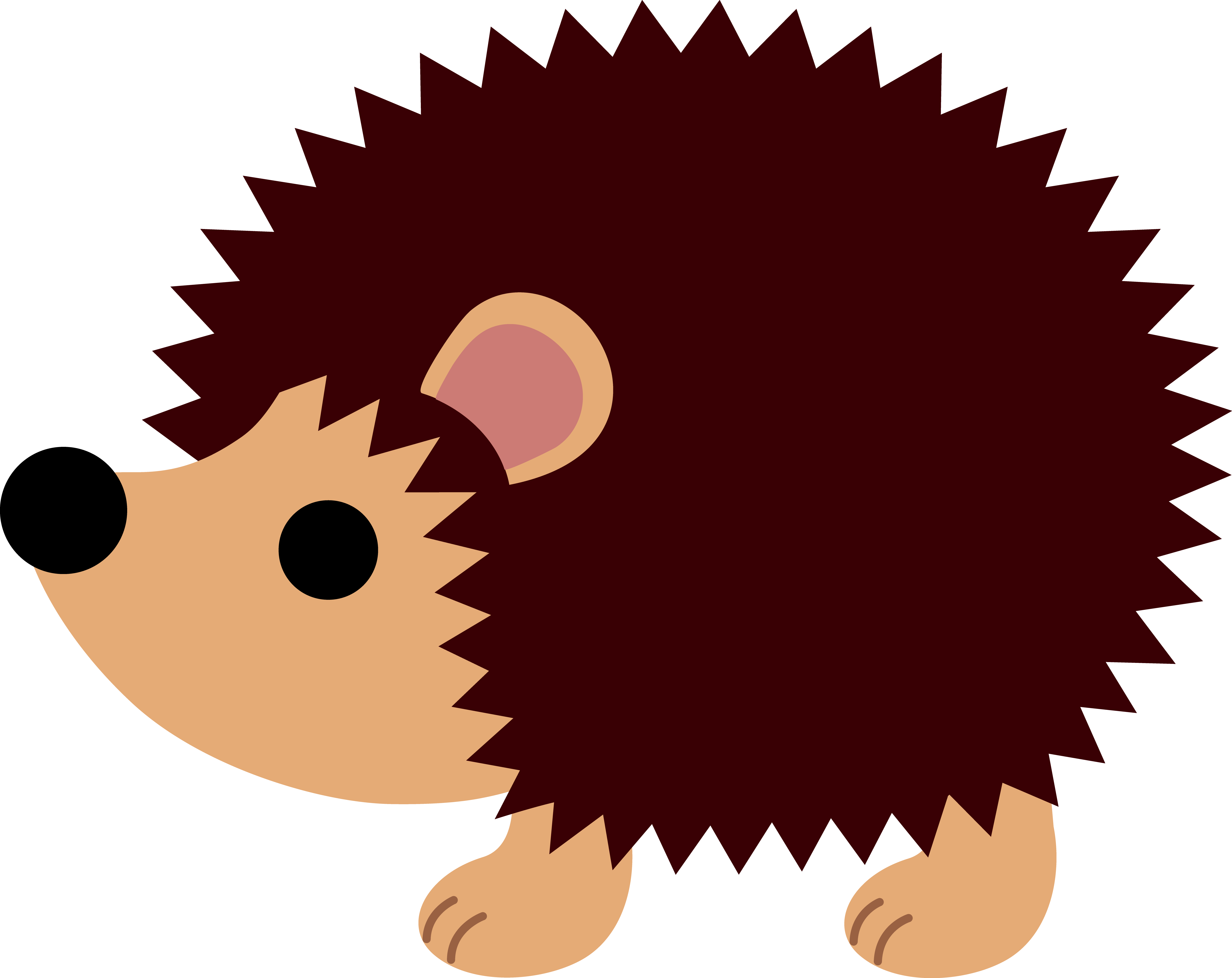 Cute Porcupine Clipart Free download on ClipArtMag