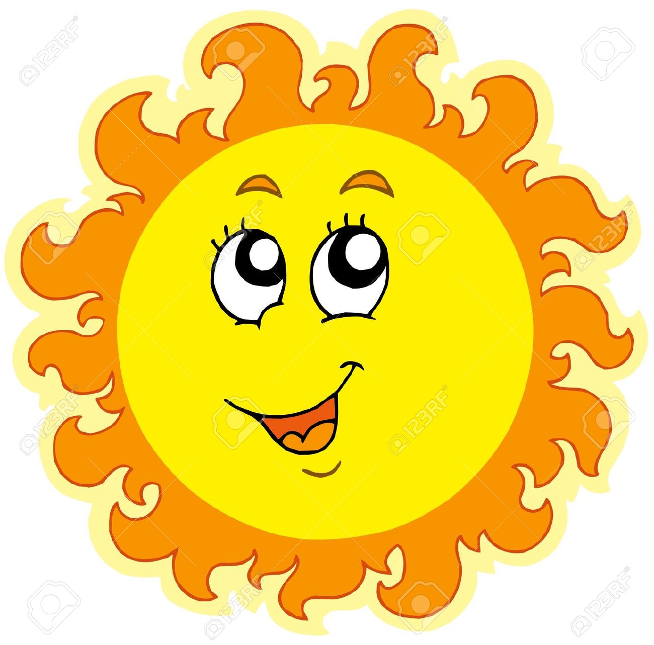 Cute Sun Clipart Free download on ClipArtMag