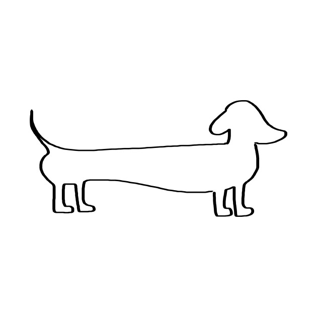 Dachshund Outline Clipart | Free download on ClipArtMag