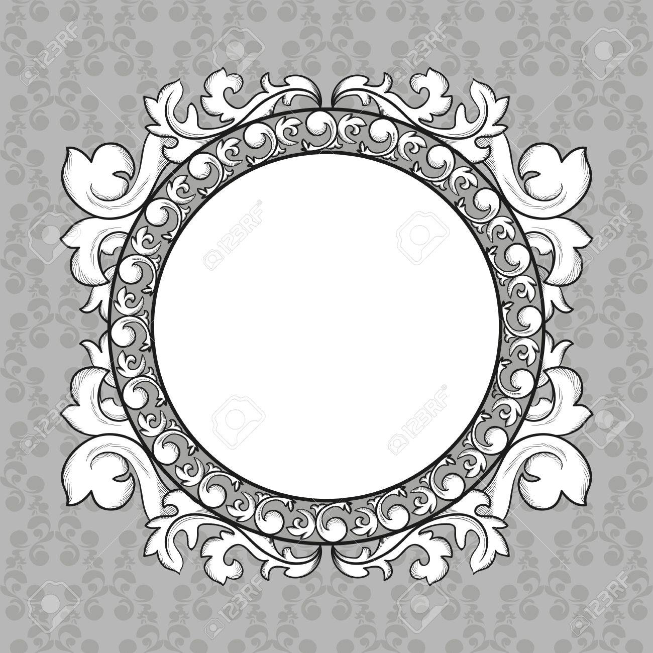 Damask Frames Cliparts Free download on ClipArtMag