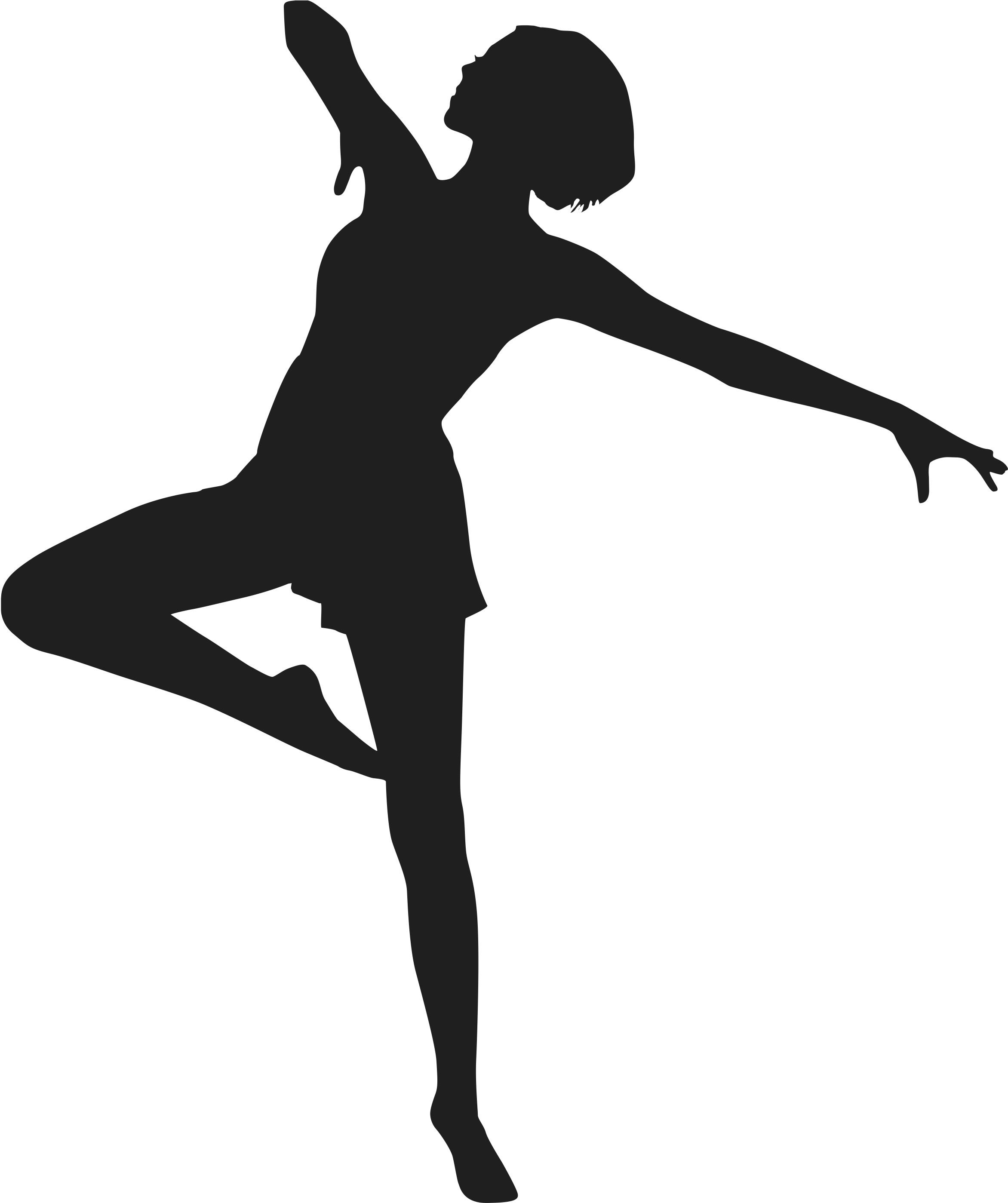 Dance Silhouette Clipart Free download on ClipArtMag
