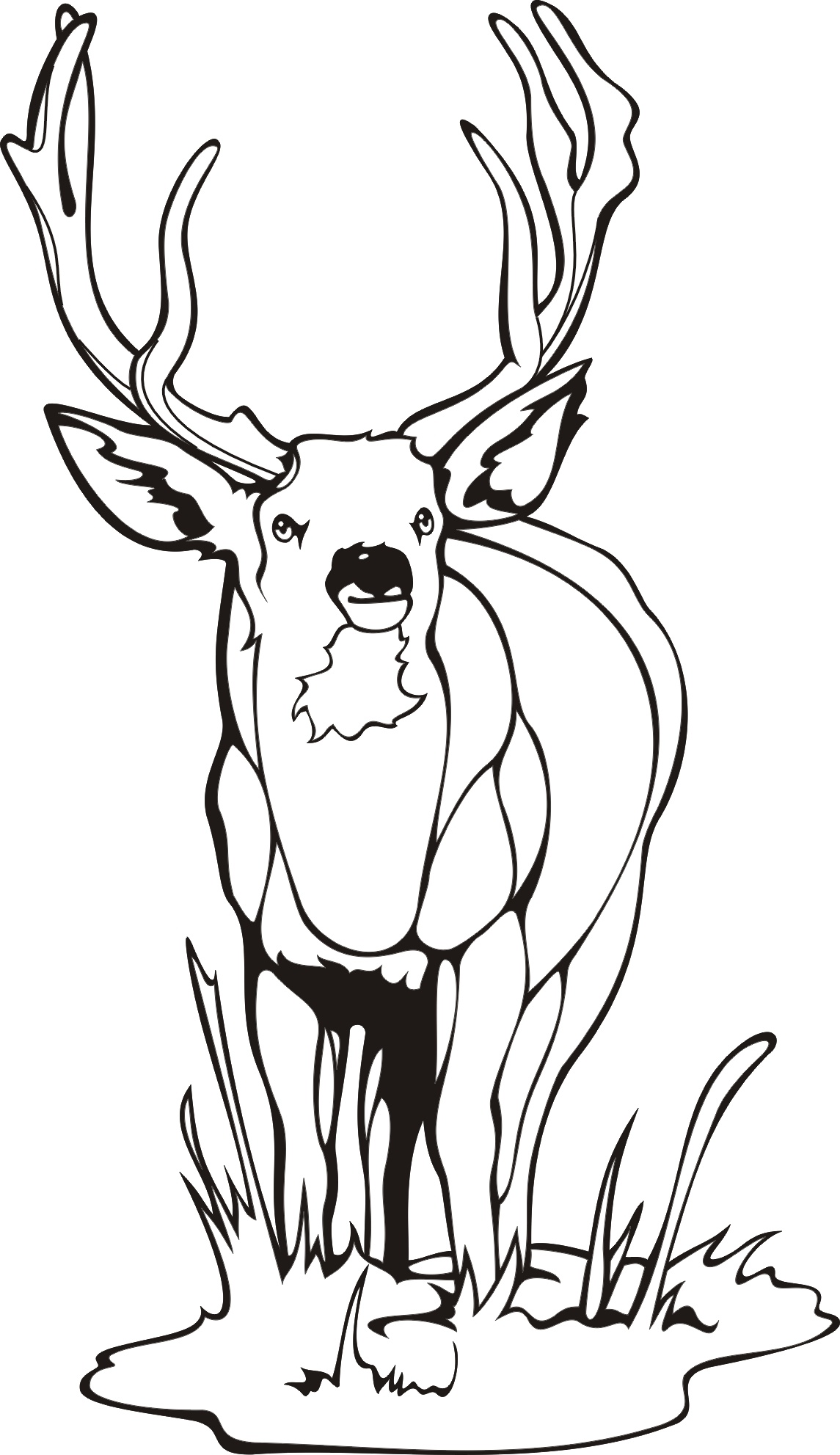 coloring-pages-of-deer-hunting-boringpop
