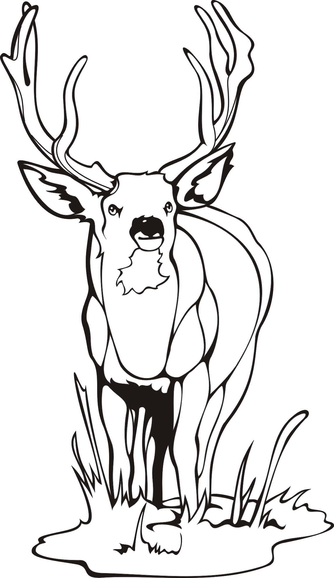 Deer Coloring Pages Free Download On ClipArtMag