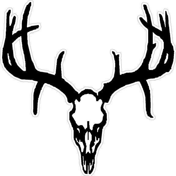 Deer Skull Decal Free Download On Clipartmag 0685