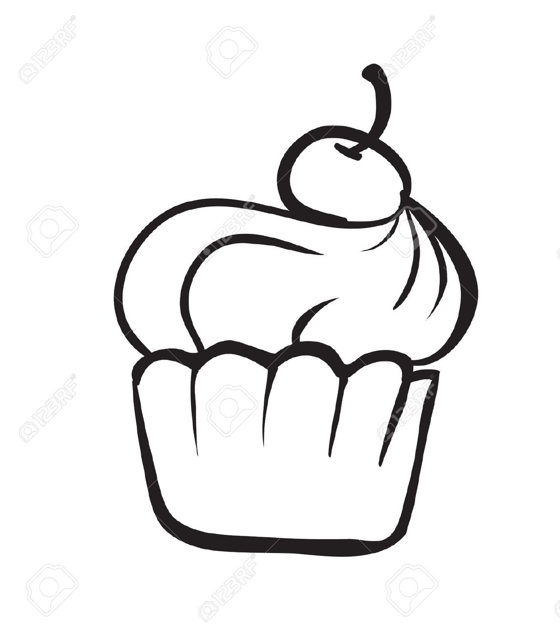 Dessert Clipart Black And White Free download on ClipArtMag