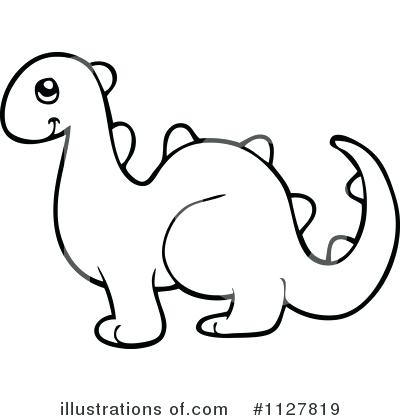 Dinosaur Clipart Black And White | Free download on ClipArtMag