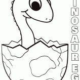 dinosaur egg coloring page