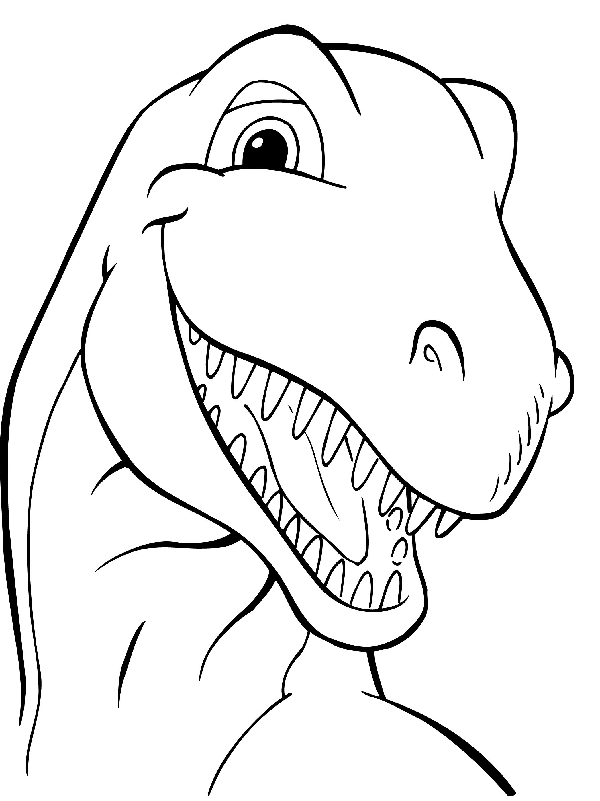 Dinosaur Outlines Free download on ClipArtMag